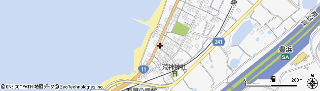 香川県観音寺市豊浜町箕浦1515周辺の地図