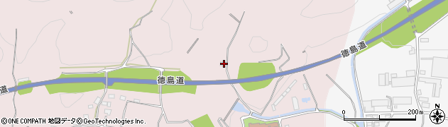 徳島県三好市三野町勢力877周辺の地図