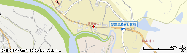歓喜寺口周辺の地図