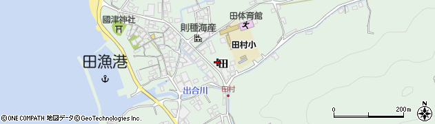 和歌山県有田郡湯浅町田347周辺の地図