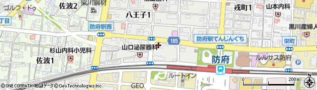 中国労働金庫　ローンセンター防府周辺の地図