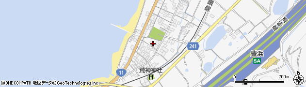 香川県観音寺市豊浜町箕浦1561周辺の地図