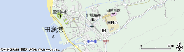 和歌山県有田郡湯浅町田341周辺の地図