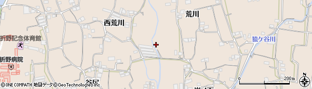 徳島県美馬市美馬町（荒川）周辺の地図