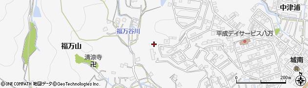 徳島県徳島市八万町上福万周辺の地図