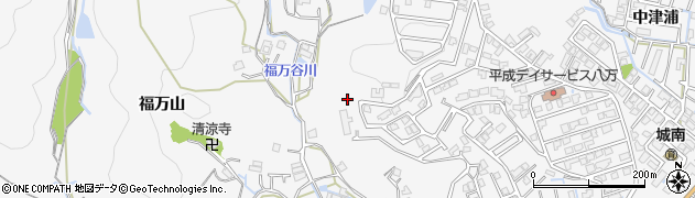 徳島県徳島市八万町（上福万）周辺の地図