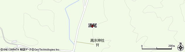 山口県周南市清尾周辺の地図
