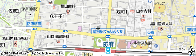 東山口信用金庫防府駅前支店周辺の地図