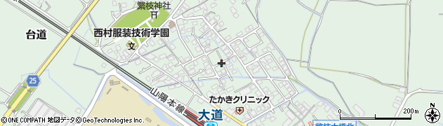 ＪＲ西日本大道駅周辺の地図