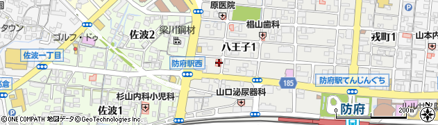 防府歯科医院周辺の地図