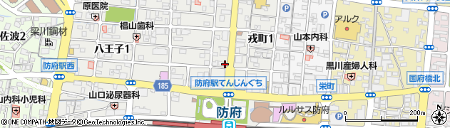 明光義塾防府駅前教室周辺の地図