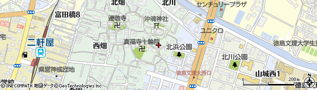 徳島県徳島市沖浜町（東畑）周辺の地図