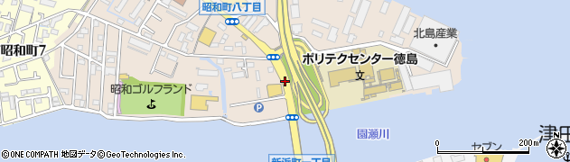 津田橋周辺の地図