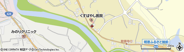 和歌山県有田郡有田川町金屋453周辺の地図