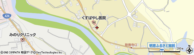 和歌山県有田郡有田川町金屋257周辺の地図