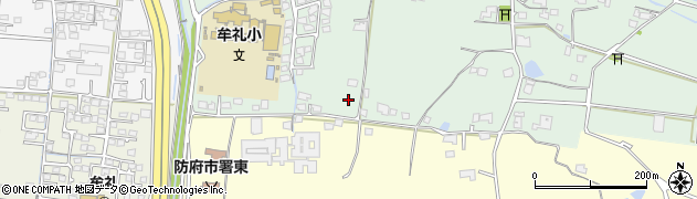山口県防府市牟礼（下木部）周辺の地図