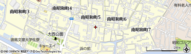 セルフドライグループ新洗蔵昭南店周辺の地図