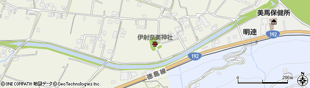 伊射奈美神社周辺の地図