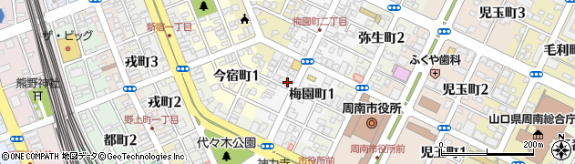 重藤ガラス徳山店周辺の地図