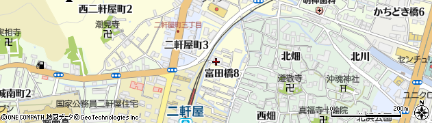 徳島県徳島市富田橋8丁目周辺の地図