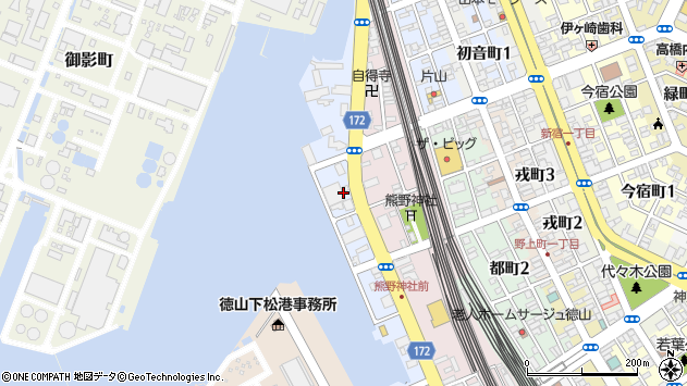 〒745-0047 山口県周南市入船町の地図