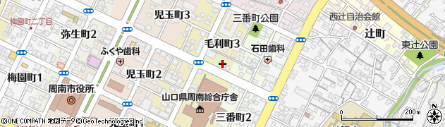 信用組合広島商銀徳山支店周辺の地図