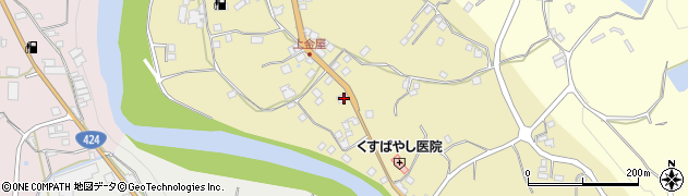 和歌山県有田郡有田川町金屋494周辺の地図