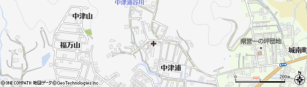 徳島県徳島市八万町（中津浦）周辺の地図