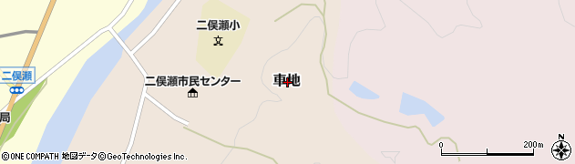 山口県宇部市車地周辺の地図