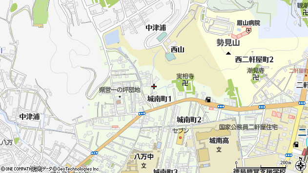 〒770-8064 徳島県徳島市城南町の地図