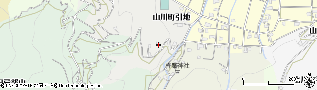 徳島県吉野川市山川町引地周辺の地図