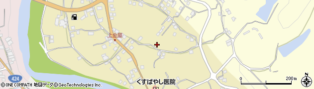 和歌山県有田郡有田川町金屋152周辺の地図