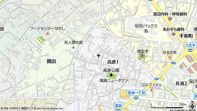 〒747-0045 山口県防府市高倉の地図