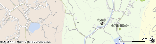 愛媛県今治市大西町星浦周辺の地図