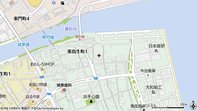 〒794-0801 愛媛県今治市東鳥生町の地図