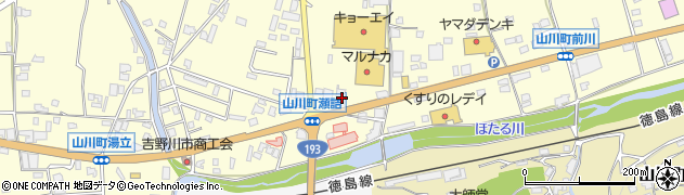阿波銀行山川支店 ＡＴＭ周辺の地図