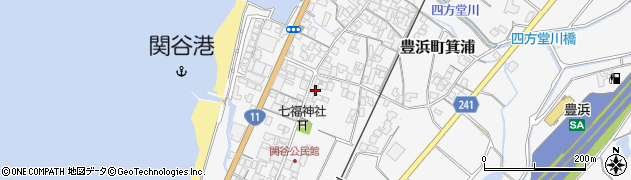 香川県観音寺市豊浜町箕浦1963周辺の地図