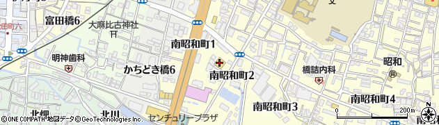 マルナカ昭和店周辺の地図