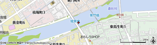 城東橋周辺の地図