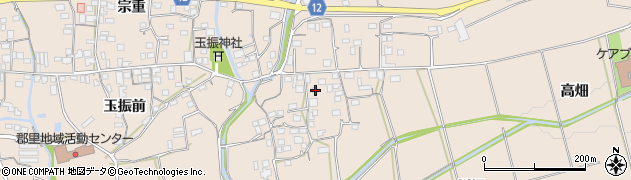徳島県美馬市美馬町東宗重162周辺の地図