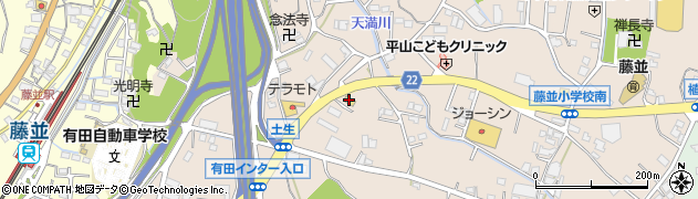 セブンイレブン有田インター店周辺の地図
