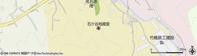 石ケ谷地蔵堂周辺の地図