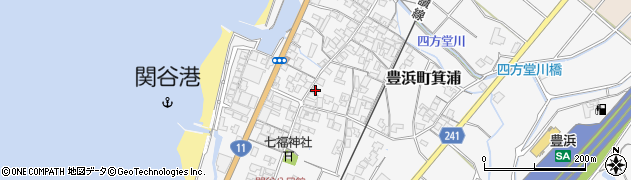 香川県観音寺市豊浜町箕浦1973周辺の地図