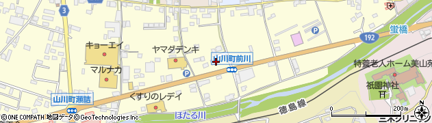 徳島大正銀行山川支店周辺の地図