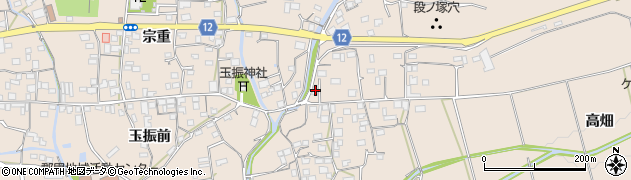 徳島県美馬市美馬町東宗重47周辺の地図