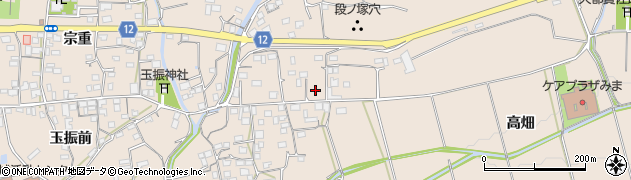 徳島県美馬市美馬町東宗重28周辺の地図