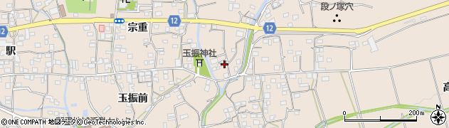 徳島県美馬市美馬町東宗重126周辺の地図