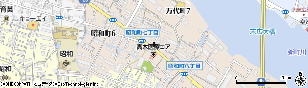 徳島県徳島市昭和町7丁目周辺の地図