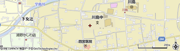 吉野川市立川島中学校周辺の地図