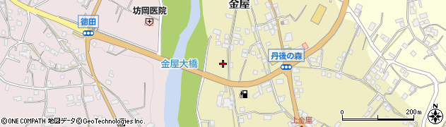 和歌山県有田郡有田川町金屋800周辺の地図